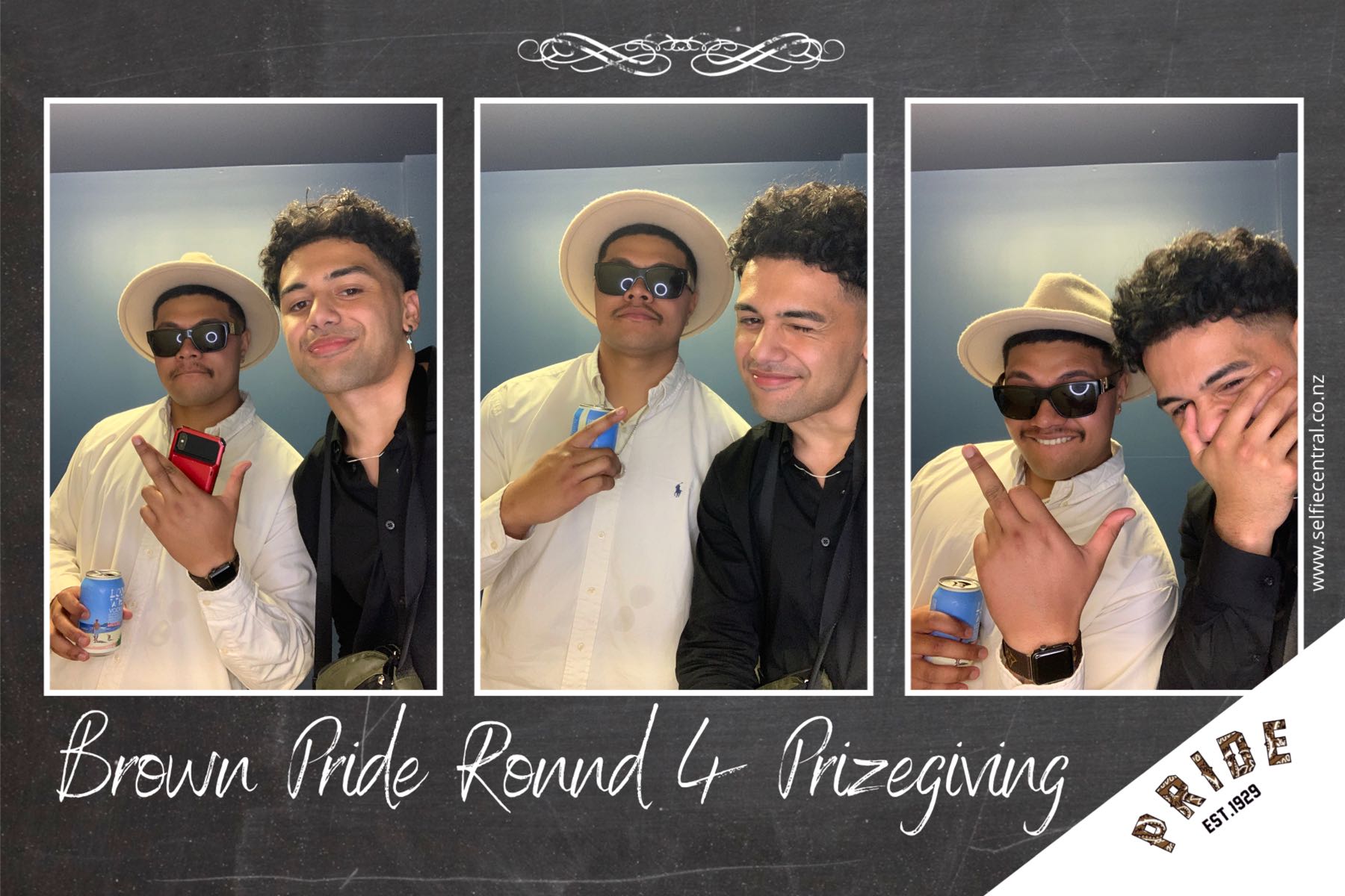 Brown Pride Round 4 Prize Giving | View more photos from the event at gallery.photobooth.co.nz/u/SelfieCentral/Brown-Pride-Round-4-Prize-Giving